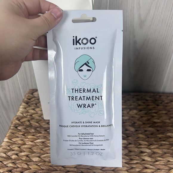 NIB ikoo Infusions Thermal Treatment Wrap Hydrate & Shine Mask, 2 Boxes (10 ct) - Picture 6 of 7